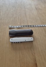 Vintage Taschenmesser Klappmesser Mercedes Benz Stern Logo mit Lederetui u. OVP