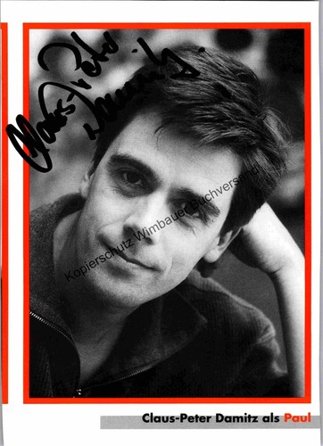 Original autogramm claus - autogramm, claus-peter