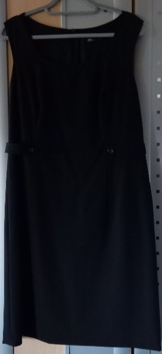 Teiler schwarzes etuikleid - schwarzes,