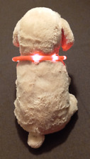 Hund Leuchthalsband rot kürzbar 50 cm über USB Akku laden Blinklicht