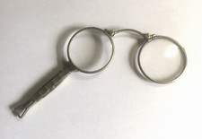 LORGNON Lorgnette Stielbrille alte antike Brille Art Déco Klappbrille  BINOKEL 