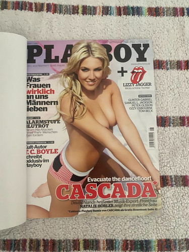 Ein playboy magazin mit cover - playboy,