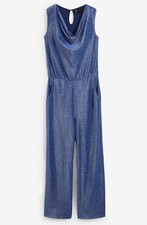 Jumpsuit Gr. 48/50 Mitternachtsblau Damen-Overall Hosenanzug Onesie Neu*