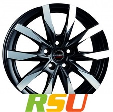 Borbet CW5 black polished matt 7.5x18" ET53 LK5 118 ML 71.1 Alufelgen 18 Zoll