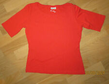 "street one" Damen T-Shirt kurzarm Größe 36 orange Basic "Lena"