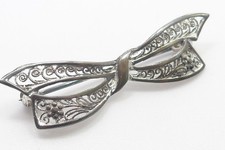 Brosche 835 SILBER silver broche Anstecknadel brooch vintage brooch argent