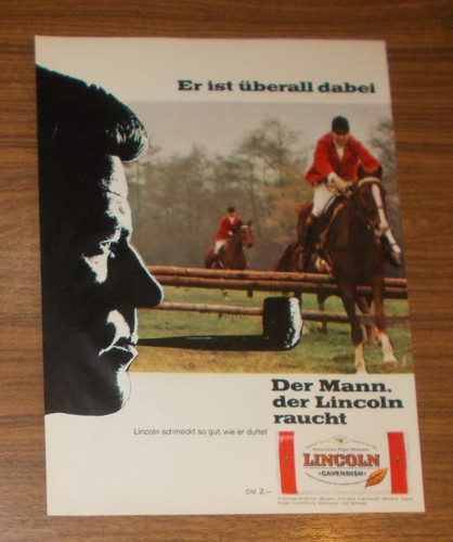 Seltene werbung lincoln - werbung,