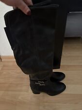 Stiefel / Overknees von Deichmann , schwarz, Gr. 36 *wie neu*, Einmal Getragen,