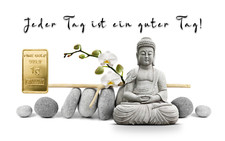 1,0 Gramm Feingold Motiv-Karte