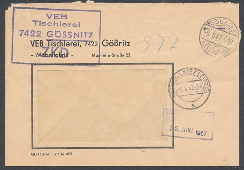 415711 ddr zkd dienstblg veb - ddr,
