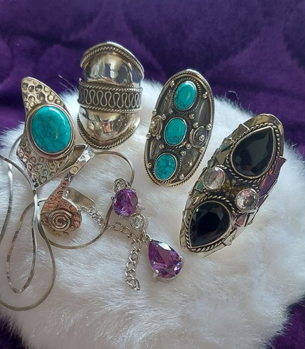 Schmuck konvolut silber - schmuck,