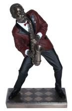 Deko Jazz Figur Saxophonist H