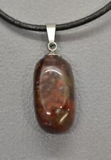 PIETERSIT +22 kt+ Trommelstein Edelsteinanhänger +Edelstahl-Öse und Lederband #4