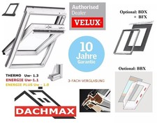 Original VELUX Dachfenster Kunststoff Thermo Energie 2/3Fach + Eindeckrahmen