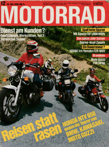 Zeitschrift motorrad 1988 - zeitschrift, 1/1988