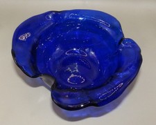 Dekoschale Blau Glas Schale Glasschale Deko gebraucht