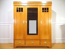 HANNIS ANTIQUE STORE / JUGENDSTIL KLEIDER - WÄSCHE SCHRANK / EICHE FURNIER / 02
