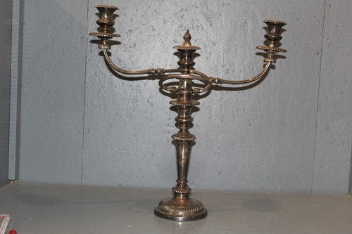 Kerzenleuchter versilbert - kerzenleuchter,