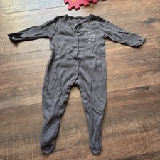 Strampler Schlafanzug 68 Grau