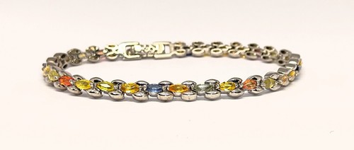 Saphire farbig armband925 - saphire,