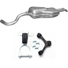 Endschalldämpfer Auspuff für VW Bora Golf 4 IV 2.0i Limousine,Variant+ Anbausatz