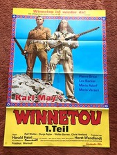 Winnetou 1. Teil Kinoplakat Poster A1, 1971, Lex Barker, Pierre Brice, Adorf