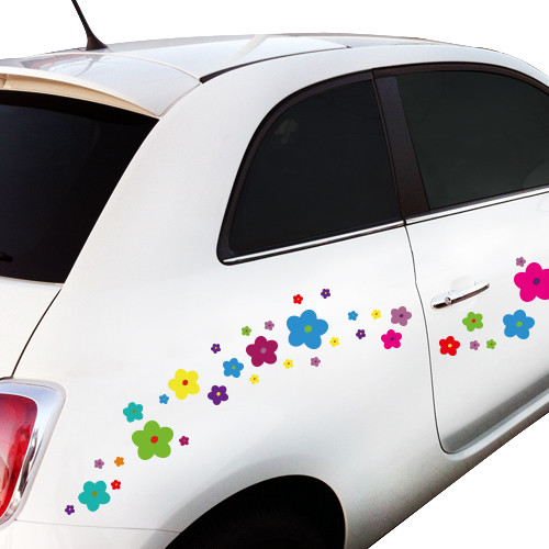 Wandkings auto sticker blumen - wandkings, "blumen