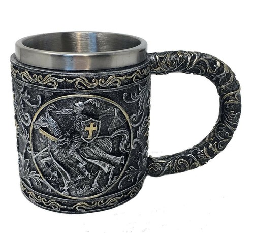 Mittelalter bierkrug ritter - bierkrug,