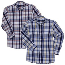 Herren Hemd Langarm Freizeit Langarmhemd in Übergrößen 3XL 4XL 5XL 6XL 7XL 8XL