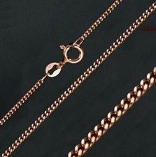 Rose Gold Kette Echt Silber