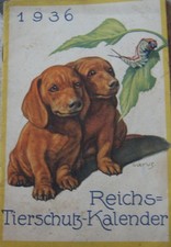 alter Kalender 1936 Reichs
