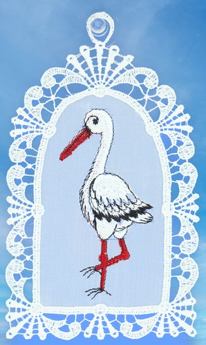 Fensterbild weiß plauener - weiß,