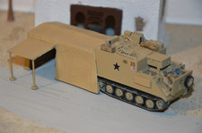 Roco - US M 577 Kommandopanzer desert, Zelt mit Folie strukturiert - top gebaut