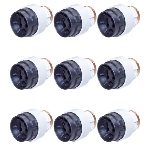 Lampen sockel adapter - 9x,