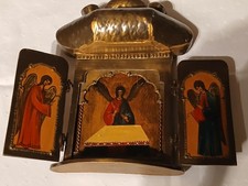 Ganz Seltene Alte Ikone Bronze