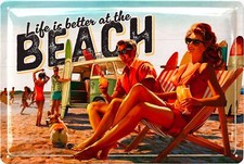 Retro Blechschilder, vintage