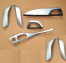 Dekorleisten Interieurleisten Alu gebürstet Struktur Folien passend für 1er BMW 