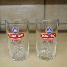 Tsingtao 2x Bierglas Gastro