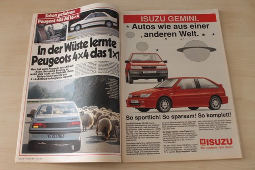 Auto bild 1989 peugeot - bild,
