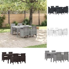 Garten Essgruppe Gartenmöbel Set mit Kissen Gartengarnitur Modulares Design DE