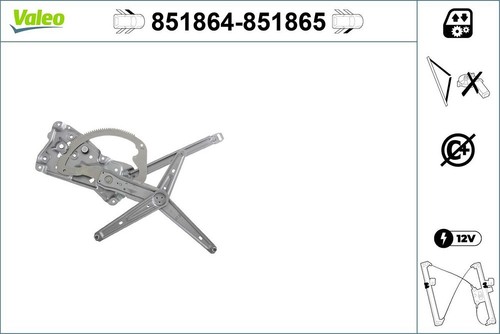 Valeo fensterheber links - valeo,