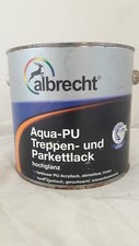 Albrecht Aqua-PU Treppen und Parkettlack 2,5L Holzsiegel Acryl HG (A103