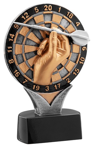 Dart pokal resin figur - dart-pokal, resin-figur