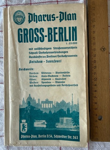 Pharus plan stadtplan gross - plan,