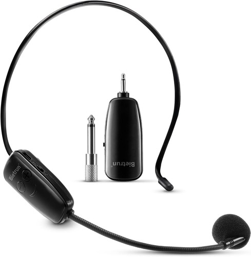 Drahtloses mikrofon headset - drahtloses, mikrofon-headset