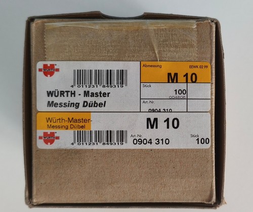 Würth master dübel messing - master,