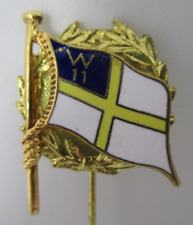 Anstecknadel Marine W 11 Reederei Schiff Ehrennadel alt