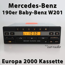 Becker Europa 2000 BE1100 Kassettenradio Mercedes W201 C-Klasse 190er Autoradio