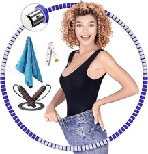 6 Teile Hula Hoop Reifen - Fitness Erwachsene Hoopdance Bauchtrainer 2kg 90cm