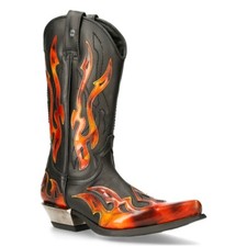 New rock 7921 leder schwarz - rock,